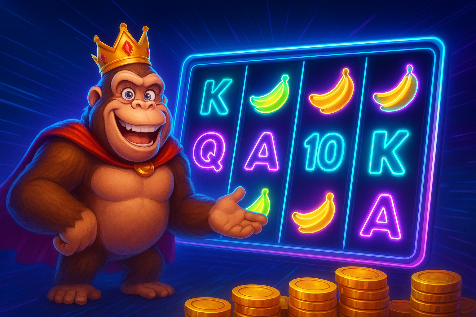King Kong Cash Even Bigger Bananas 4 slot game